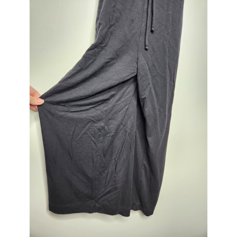 Beyond Yoga Farrah Cropped Jumpsuit Womens Size L Black Terry Cross Back Modal - Picture 5 of 11